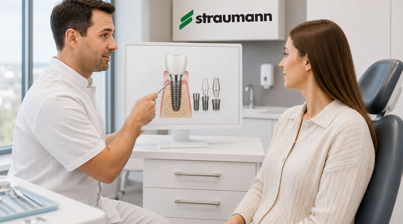 Установка имплантата Straumann со скидкой
